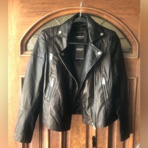 Barneys 💋Women's Classic Black Leather Jacket
